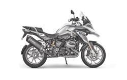AKRAPOVIC SLIP-ON LINE (TITAANI) MUSTALINE R1200GS/ADVENTURE