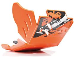AXP XTREM HDPE SKID PLATE ORANGE KTM 250EXCF/350 EXCF 17-23