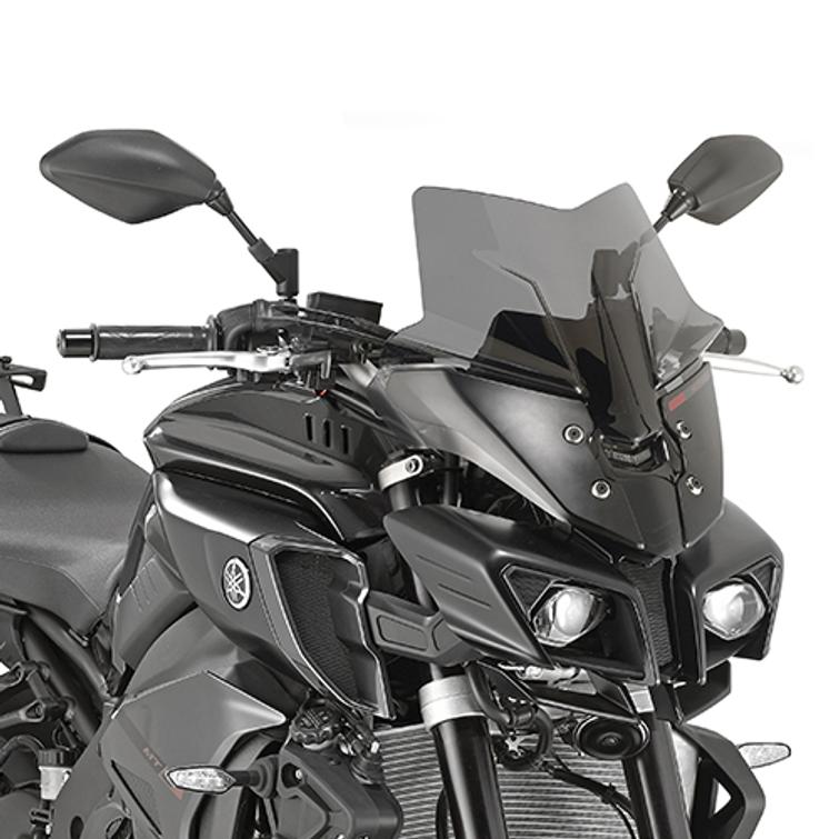 GIVI SPECIFIC LOW SPORTS SCREEN GLOSS BLACK 36 X 36 CM MT-10